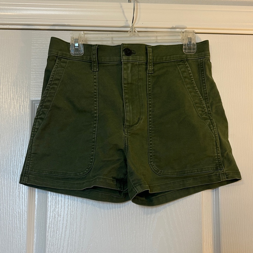 Madewell Olive Green Women's Cargo Shorts